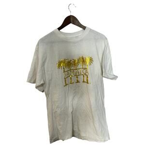 Vtg Premier Sportswear Jamaica usa‎ sz L graphic t-shirt single stitch vacation
